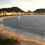 3. Copacabana pláž, Rio de Janiero.