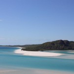 1. Whitsunday Island, Austrálie.